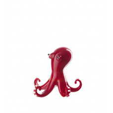 Deko chobotnica do vody 5 cm červená