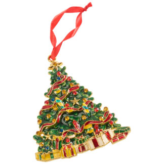 ZÁVESNÝ KOVOVÝ STROMČEK, WINTER COLLAGE ACCESSOIRES, 12 CM