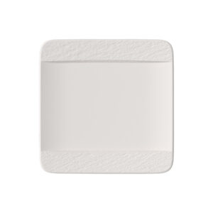 Villeroy & Boch Hranatý plytký tanier 28 cm Manufacture Rock blanc