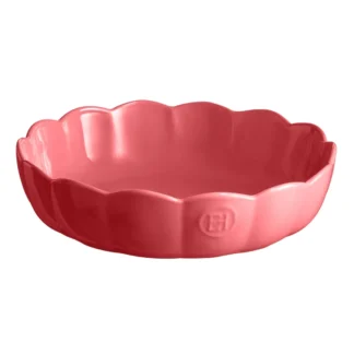 Emile Henry hlboká koláčová forma Madeleine, Ø 27 cm, ružová Candy