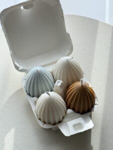 Vaiya Set 2 vajíčok Dizajn Pruh