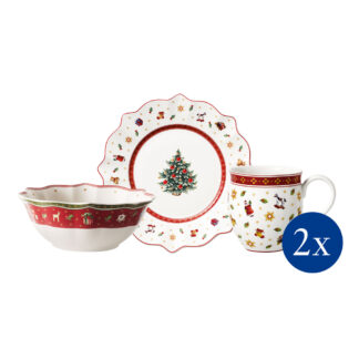 Villeroy & Boch Raňajkový set pre 2 osoby biely Toy’s Delight, 6 ks