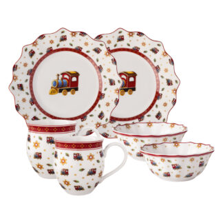 Villeroy & Boch Raňajkový set Lokomotíva Toy’s Delight, 36 cm