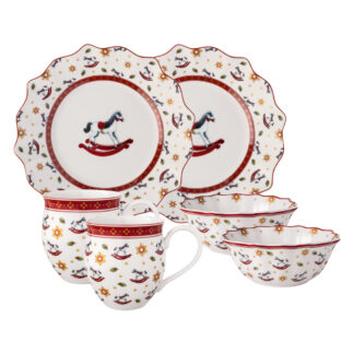 Villeroy & Boch Raňajkový set Hojdací koník Toy’s Delight, 36 cm