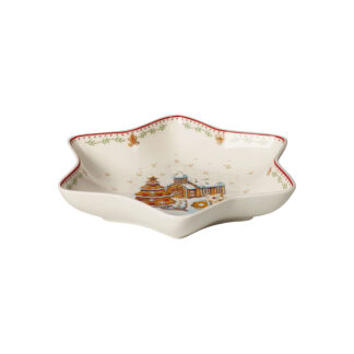 Villeroy & Boch Hviezdicová misa stredná perníková dedinka Winter Bakery Delight, 28,5 cm
