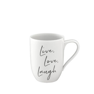 Villeroy & Boch Hrnček „Live, Love, Laugh“ 0,34 l Statement