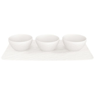 Villeroy & Boch Súprava misiek na dip, 4 ks Manufacture Rock blanc