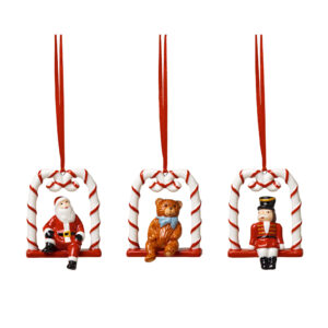 Villeroy & Boch Závesné ozdoby hojdačky Nostalgic Ornaments, 3 ks