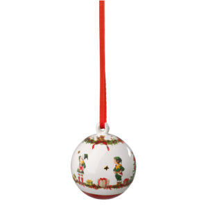 Villeroy & Boch Vianočná guľa Annual Christmas Edition 2026, výška 7,8 cm