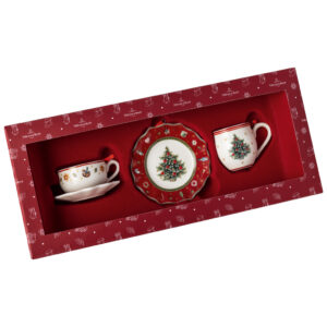 Villeroy & Boch Závesné ozdoby súprava riadu červená Toy’s Delight Decoration, 3 ks