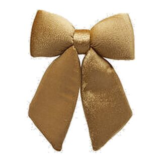 EDG Zamatová mašľa – zlatá, v. 25 cm, š. 21 cm