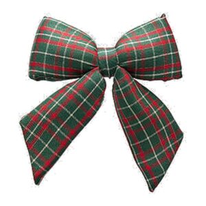 EDG Mašľa Tartan (károvaná) – zelený mix, v. 28 cm, š. 36 cm