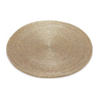 EDG Klubový tanier Perličky – zlatá, Ø 36 cm