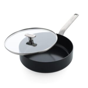 GreenPan Evolution Soté panvica s pokrievkou Ø 26 cm, čierna