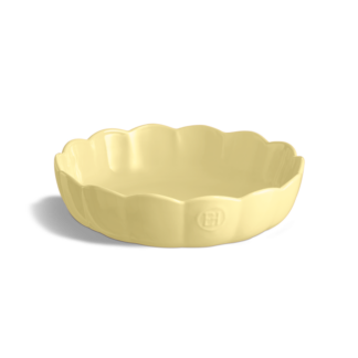 Emile Henry Madeleine Hlboká koláčová forma Ø 27 cm, vanilka